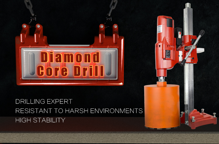 Professional Portable Reinforcement Concrete Wall Diamond Core Drill Machine