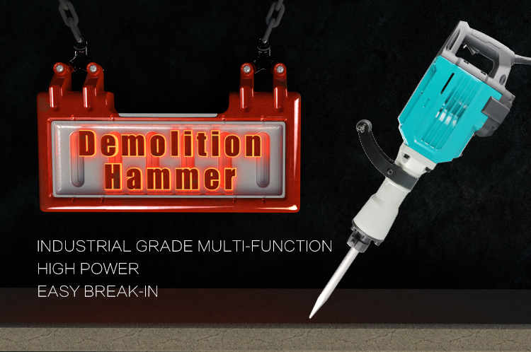 Professional Quality Multi-function Electric Demolition Hammer Drill